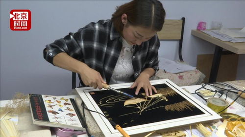 麥秸畫出新天地 90后女孩巧手變廢為寶，月入萬元